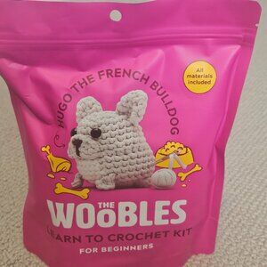 Woobles Beginner Crochet Kit - Hugo the French Bulldog